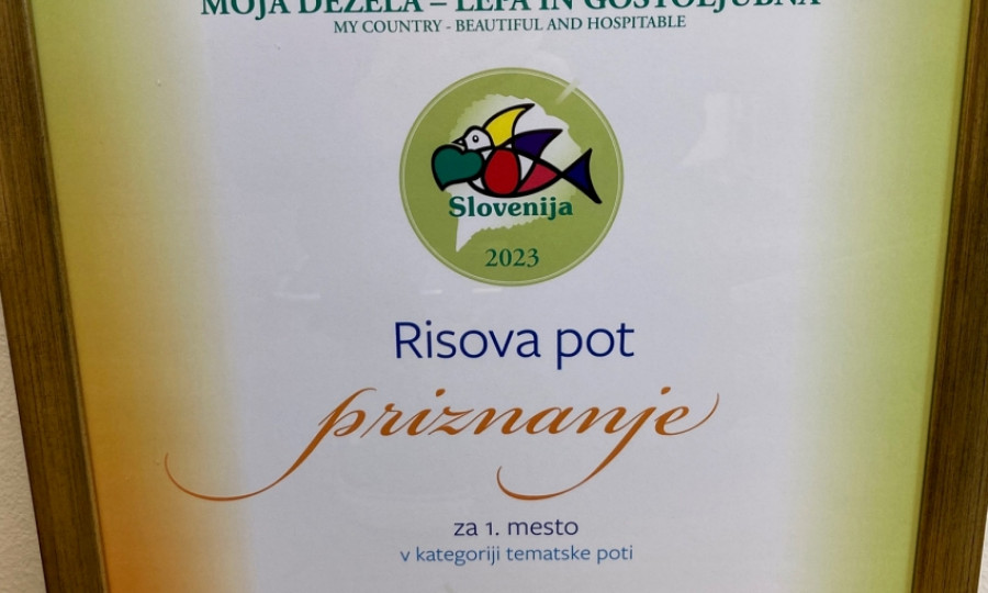 risova pot priznanje